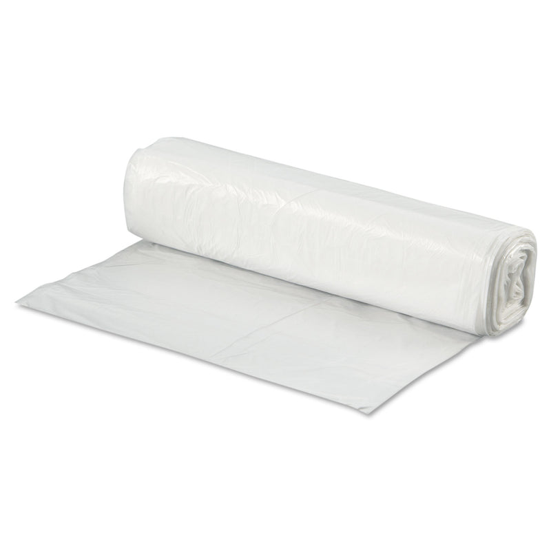 General Supply High-Density Can Liners, 33 gal, 9 microns, 33" x 39", Natural, 500/Carton