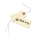 Avery Strung Shipping Tags, 11.5 pt Stock, 3.75 x 1.88, Manila, 1,000/Box