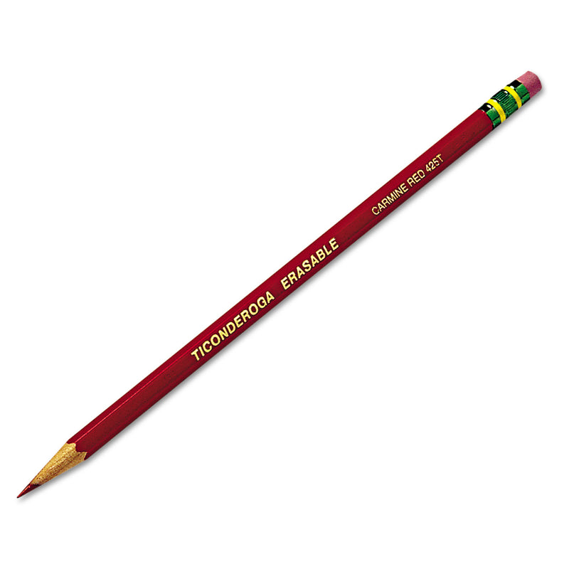 Ticonderoga Erasable Colored Pencils, 2.6 mm, 2B (