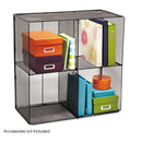 Safco Onyx Mesh Cube, 28.5w x 14.5d x 28.5h, Black