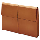 Pendaflex Expanding Wallet, 3.5" Expansion, 1 Section, Elastic Cord Closure, Tabloid Size, Brown