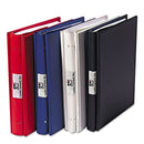 Charles Leonard VariCap Expandable Binder, 2 Posts, 6" Capacity, 11 x 8.5, Red