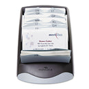 Durable VISIFIX Desk Business Card File, Holds 200 2.88 x 4.13 Cards, 5 x 9.31 x 3.56, Plastic, Graphite/Black
