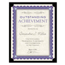 Southworth Certificate Holder, Black, 105lb Linen Stock, 12 x 9.5, 10/Pack