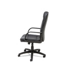 Alera Sparis Executive High-Back Swivel/Tilt Bonded Leather Chair, Supports Up to 275 lb, 18.11" to 22.04" Seat Height, Black