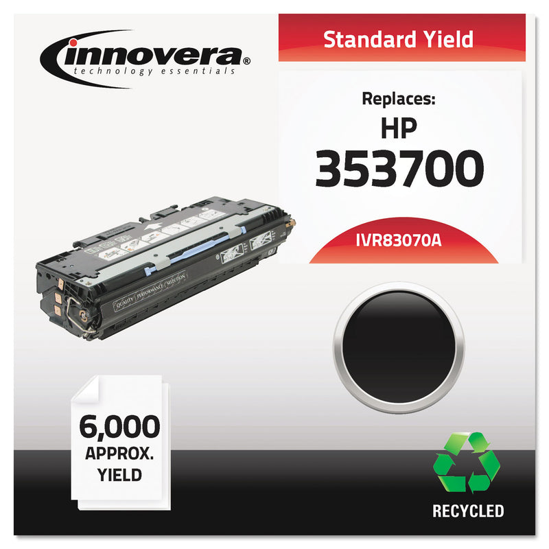 Innovera Remanufactured Black Toner, Replacement for 308A (Q2670A), 6,000 Page-Yield