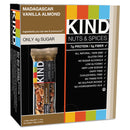 KIND Nuts and Spices Bar, Madagascar Vanilla Almond, 1.4 oz, 12/Box