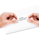 Avery Repositionable Address Labels w/SureFeed, Inkjet/Laser, 1 x 2.63, White, 750/BX
