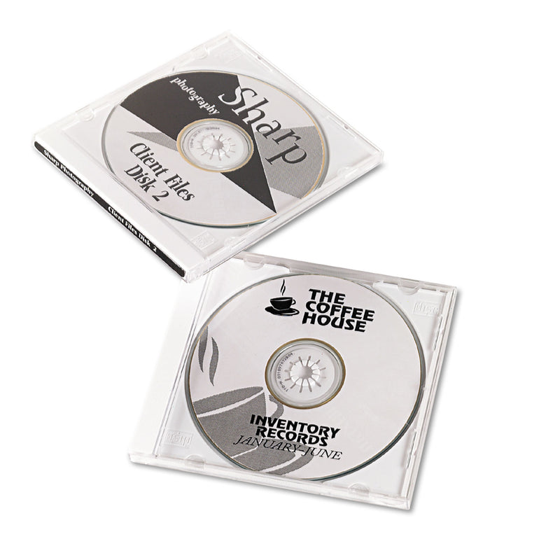 Avery Laser CD Labels, Matte White, 50/Pack