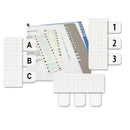 Redi-Tag Legal Index Tabs, Preprinted Alpha: A to Z, 1/12-Cut, White, 0.44" Wide, 104/Pack