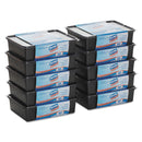 Dixie Cutlery Keeper Tray with Clear Plastic Utensils: 600 Forks, 600 Knives, 600 Spoons