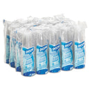 Dixie Clear Plastic PETE Cups, 10 oz, WiseSize, 25/Pack, 20 Packs/Carton