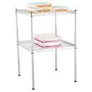 Alera Stackable Posts For Wire Shelving, 36 "High, Black, 4/Pack
