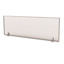 Linea Italia Trento Line Dividing Panel, Polycarbonate, 47.13w x 1.75d x 15.5h, Translucent