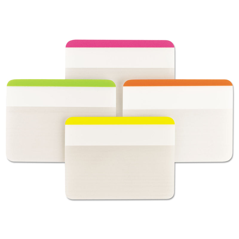 Post-it Lined Tabs, 1/5-Cut, Assorted Bright Colors, 2" Wide, 24/Pack