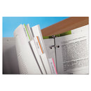 Post-it Lined Tabs, 1/5-Cut, Assorted Bright Colors, 2" Wide, 24/Pack
