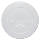 Dart Polystyrene Cold Cup Lids, Fits 12 oz to 24 oz Cups, Translucent, 125/Pack, 16 Packs/Carton