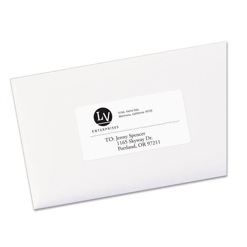Avery EcoFriendly Mailing Labels, Inkjet/Laser Printers, 2 x 4, White, 10/Sheet, 100 Sheets/Pack