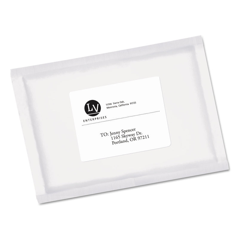 Avery EcoFriendly Mailing Labels, Inkjet/Laser Printers, 3.33 x 4, White, 6/Sheet, 100 Sheets/Pack