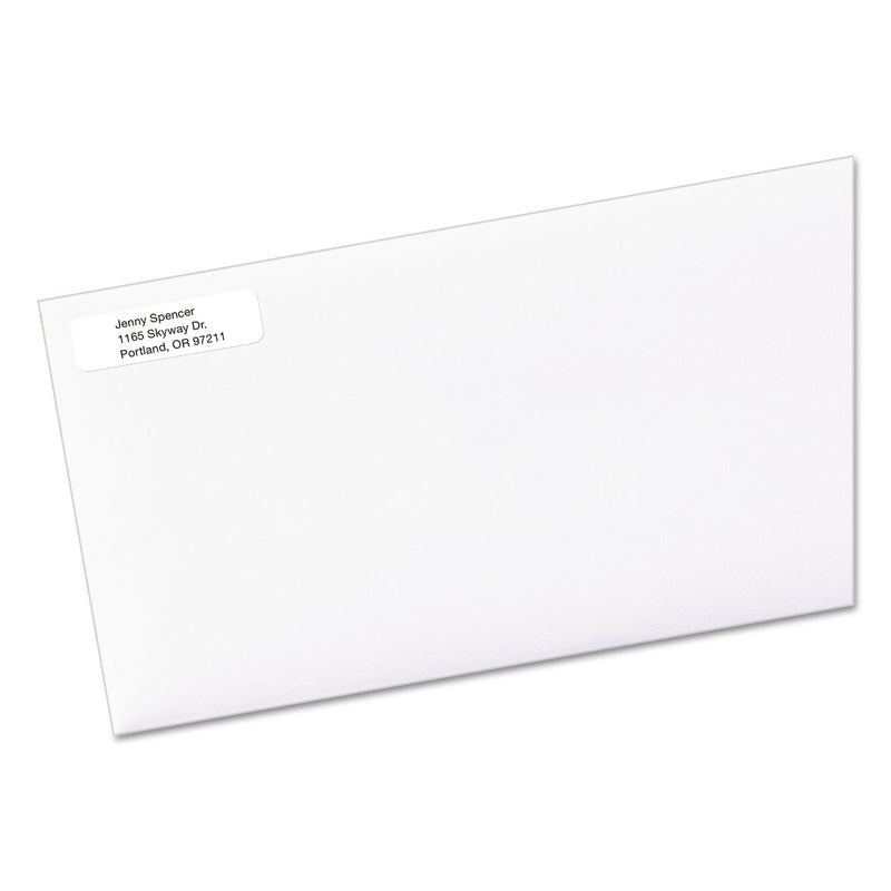 Avery EcoFriendly Mailing Labels, Inkjet/Laser Printers, 0.5 x 1.75, White, 80/Sheet, 100 Sheets/Pack