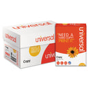 Universal Copy Paper, 92 Bright, 20 lb Bond Weight, 8.5 x 11, White, 500 Sheets/Ream, 10 Reams/Carton
