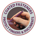Smead Pressboard Classification Folders with SafeSHIELD Coated Fasteners, 2/5 Cut, 3 Dividers, Letter Size, Red, 10/Box