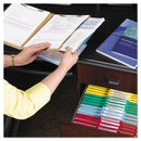 Smead 6-Section Pressboard Top Tab Pocket-Style Classification Folders with SafeSHIELD Fasteners, 2 Dividers, Letter, Red, 10/Box