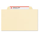 Smead Manila Four- and Six-Section Top Tab Classification Folders, 2 Dividers, Letter Size, Manila, 10/Box