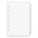 Avery Preprinted Tab Dividers, 12-Tab, Jan. to Dec., 8.5 x 5.5, White, 1 Set