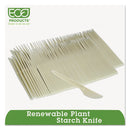 Eco-Products Plant Starch Knife - 7", 50/Pack