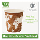 Eco-Products World Art Renewable and Compostable Hot Cups, 10 oz, 50/Pack, 20 Packs/Carton