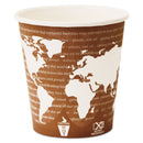 Eco-Products World Art Renewable and Compostable Hot Cups, 10 oz, 50/Pack, 20 Packs/Carton