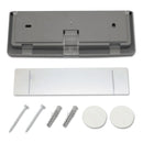 Durable Click Sign Holder For Interior Walls, 6.75 x 0.63 x 5.13, Gray