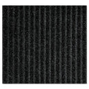Crown Needle-Rib Wiper/Scraper Mat, Polypropylene, 36 x 48, Charcoal