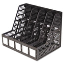 Advantus Literature File, Five Slots, 13.25 x 10 x 10.25, Black