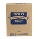 Dart Sweetheart Guildware Polystyrene Forks, Champagne, 100/Box, 10 Boxes/Carton