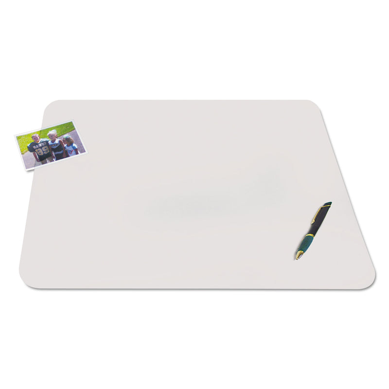 Artistic KrystalView Desk Pad with Antimicrobial Protection, Matte Finish, 36 x 20, Clear