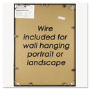 NuDell Metal Poster Frame, Plastic Face, 18 x 24, Black