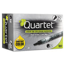 Quartet EnduraGlide Dry Erase Marker, Broad Chisel Tip, Black, Dozen