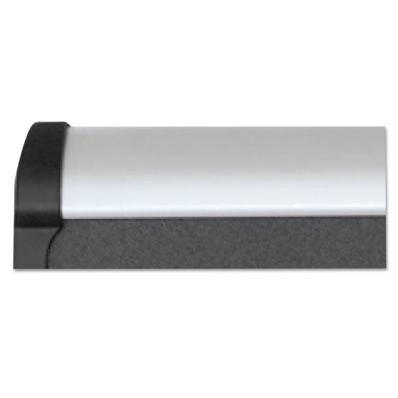 Quartet Prestige Plus Magnetic Fabric Bulletin Board, 48 x 36, Aluminum Frame