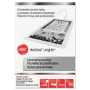 GBC LongLife Thermal Laminating Pouches, 10 mil, 2.5" x 4.25", Gloss Clear, 100/Box