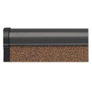 Quartet Prestige Bulletin Board, Brown Graphite-Blend Surface, 48 x 36, Aluminum Frame