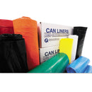 Inteplast Group Low-Density Commercial Can Liners, 60 gal, 0.7 mil, 38" x 58", White, 100/Carton