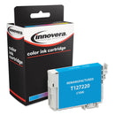 Innovera Remanufactured Cyan Ink, Replacement for 127 (T127220), 755 Page-Yield
