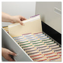 Smead Top Tab Fastener Folders, 1/3-Cut Tabs: Assorted, 1 Fastener, Legal Size, 11-pt Manila Exterior, 50/Box