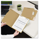 Smead Top Tab Fastener Folders, 1/3-Cut Tabs: Assorted, 2 Fasteners, Legal Size, 11-pt Kraft Exterior, 50/Box