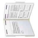 Smead Recycled Pressboard Folders with Two SafeSHIELD Coated Fasteners, 1" Expansion, 1/3-Cut Tab, Letter Size, Gray-Green, 25/Box