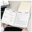 Smead Recycled Pressboard Folders with Two SafeSHIELD Coated Fasteners, 2" Expansion, 1/3-Cut Tabs, Legal Size, Gray-Green, 25/Box