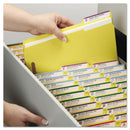 Smead Top Tab Colored Fastener Folders, 2 Fasteners, Legal Size, Yellow Exterior, 50/Box