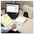 Smead 100% Recycled Pressboard Fastener Folders, Letter Size, 1" Expansion, Gray-Green, 25/Box